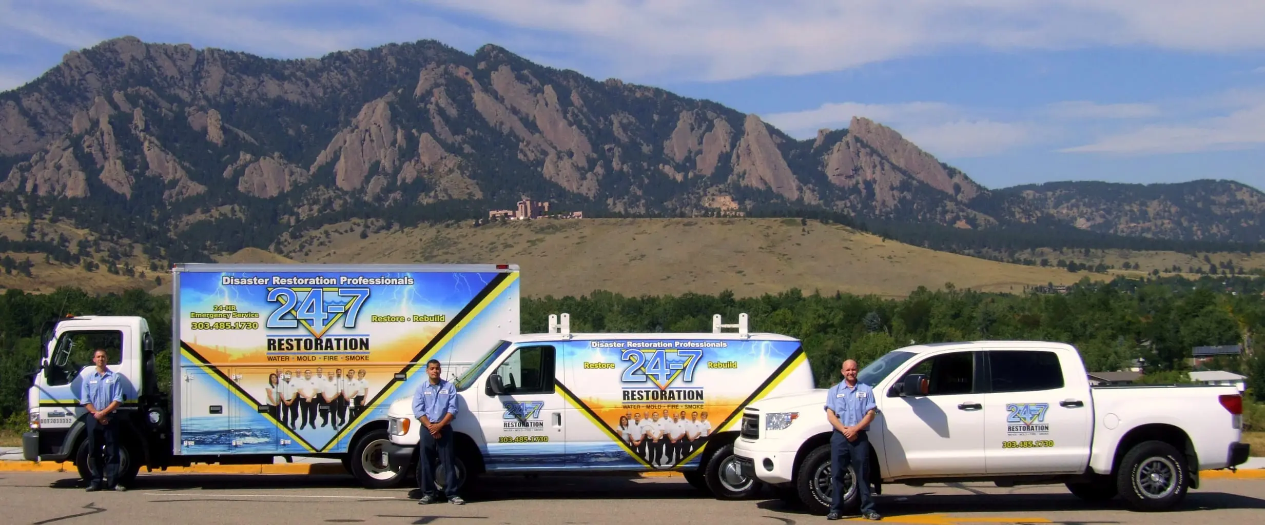 truck.flatironspic emergency restoration services in Boulder, CO