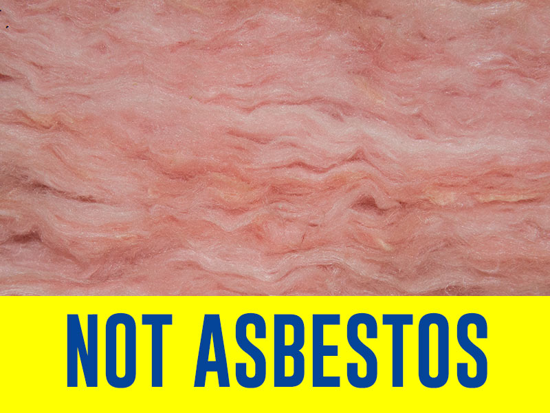 fiberglass insulation is not asbestos graphic