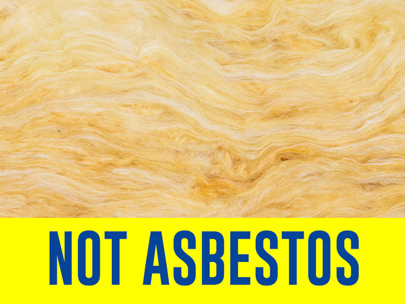 mineral wool is not asbestos graphic