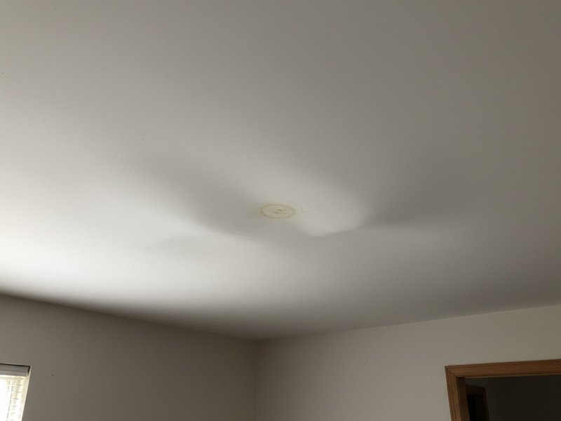 sagging ceiling from water